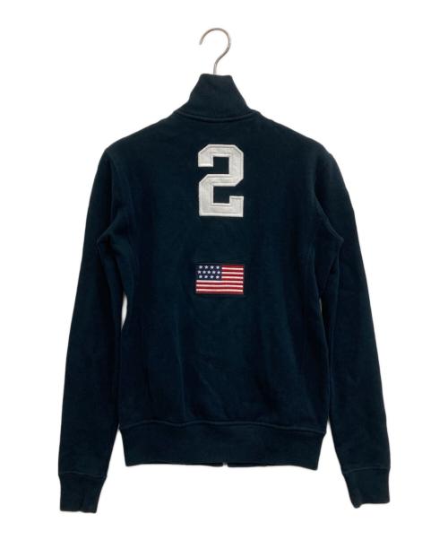 RALPH LAUREN（ラルフローレン）RALPH LAUREN (ラルフローレン) ジップアップジャケット ネイビー サイズ:XSの古着・服飾アイテム