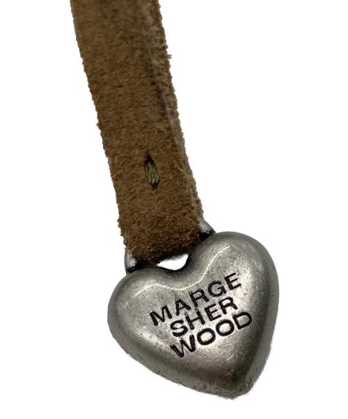 MARGE SHER WOOD（マージシャーウッド）MARGE SHER WOOD (マージシャーウッド) BOWLING ハンドバッグ ブラウンの古着・服飾アイテム