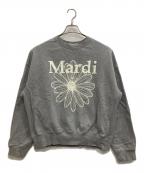 Mardi Mercrediマルディメクルディ）の古着「プリントスウェット」｜グレー