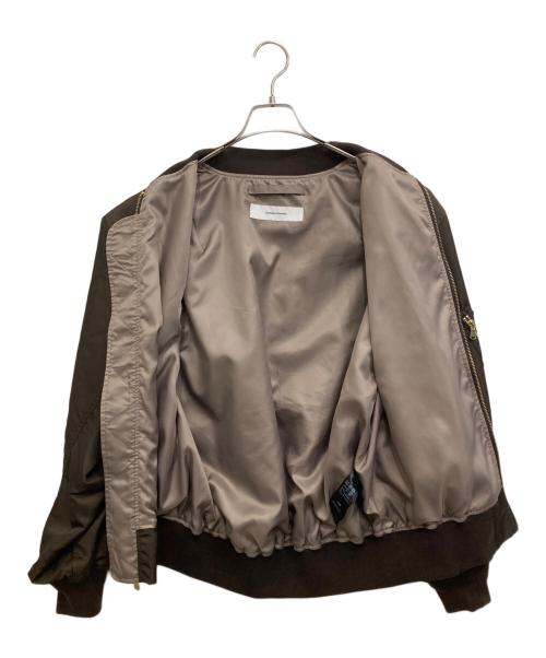 JOURNAL STANDARD（ジャーナルスタンダード）JOURNAL STANDARD (ジャーナルスタンダード) ダブルジップMA-1ジャケット ブラウン サイズ:FREEの古着・服飾アイテム