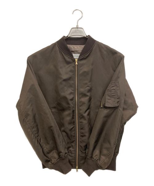 JOURNAL STANDARD（ジャーナルスタンダード）JOURNAL STANDARD (ジャーナルスタンダード) ダブルジップMA-1ジャケット ブラウン サイズ:FREEの古着・服飾アイテム