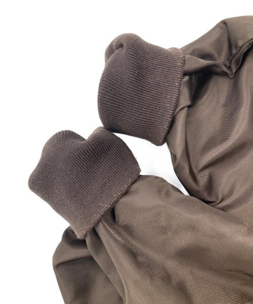 JOURNAL STANDARD（ジャーナルスタンダード）JOURNAL STANDARD (ジャーナルスタンダード) ダブルジップMA-1ジャケット ブラウン サイズ:FREEの古着・服飾アイテム