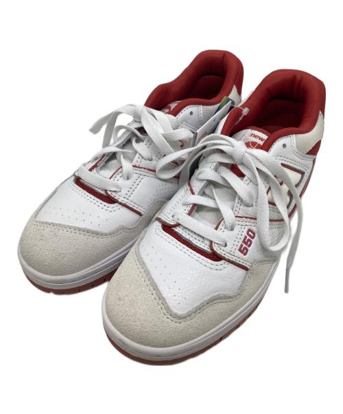 NEW BALANCE（ニューバランス）NEW BALANCE (ニューバランス) ローカットスニーカー ホワイト サイズ:24.5 未使用品の古着・服飾アイテム