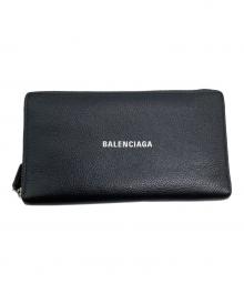 BALENCIAGA（バレンシアガ）の古着「キャッシュコンチネンタル ウォレット」｜ブラック