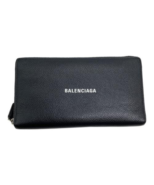 BALENCIAGA（バレンシアガ）BALENCIAGA (バレンシアガ) キャッシュコンチネンタル ウォレット ブラックの古着・服飾アイテム