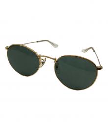 RAY-BAN（レイバン）の古着「ラウンドメタルサングラス」｜ゴールド