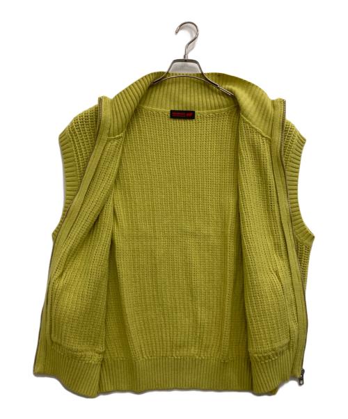 JOURNAL STANDARD relume（ジャーナルスタンダード レリューム）JOURNAL STANDARD relume (ジャーナルスタンダード レリューム) イベリコニット ジップアップベスト イエロー サイズ:FREEの古着・服飾アイテム