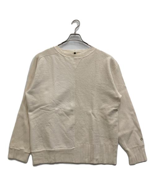 NIGEL CABOURN（ナイジェルケーボン）NIGEL CABOURN (ナイジェルケーボン) ARMY CREW JERSEY MIX アイボリー サイズ:54の古着・服飾アイテム
