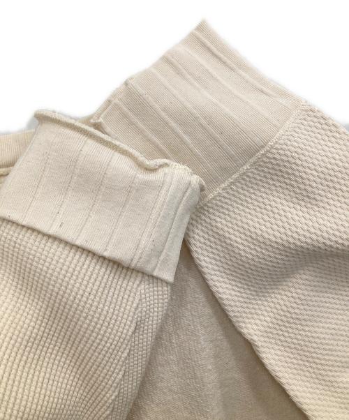 NIGEL CABOURN（ナイジェルケーボン）NIGEL CABOURN (ナイジェルケーボン) ARMY CREW JERSEY MIX アイボリー サイズ:54の古着・服飾アイテム