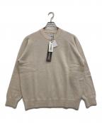 米富繊維ヨネトミセンイ）の古着「CIRCLE KNIT PULLOVER」｜アイボリー