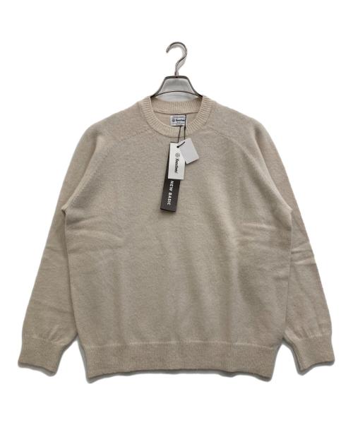 米富繊維（ヨネトミセンイ）米富繊維 (ヨネトミセンイ) CIRCLE KNIT PULLOVER アイボリー サイズ:4の古着・服飾アイテム
