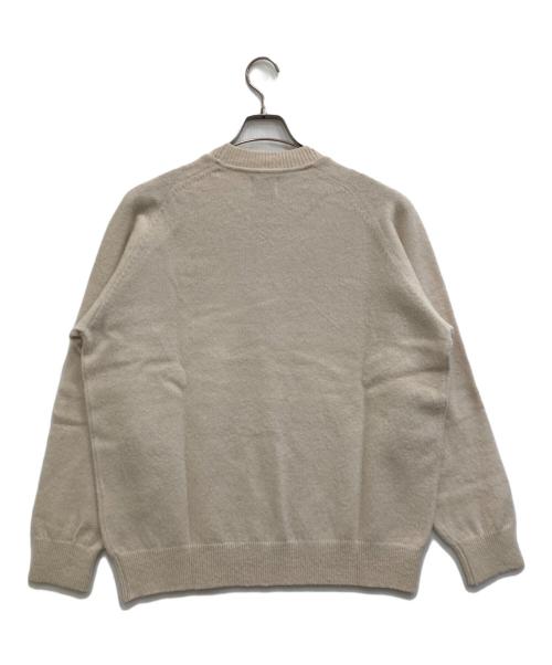 米富繊維（ヨネトミセンイ）米富繊維 (ヨネトミセンイ) CIRCLE KNIT PULLOVER アイボリー サイズ:4の古着・服飾アイテム