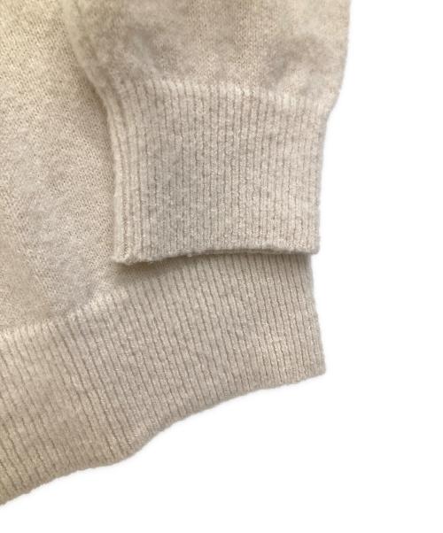 米富繊維（ヨネトミセンイ）米富繊維 (ヨネトミセンイ) CIRCLE KNIT PULLOVER アイボリー サイズ:4の古着・服飾アイテム