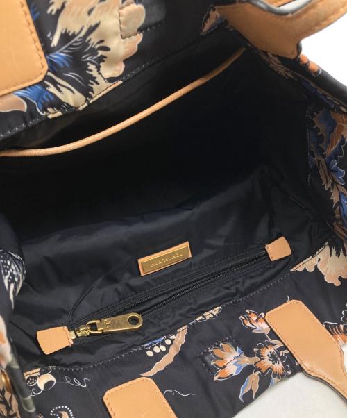 TORY BURCH（トリーバーチ）TORY BURCH (トリーバーチ) ボタニカルナイロントートバッグ ネイビーの古着・服飾アイテム