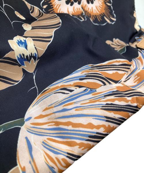 TORY BURCH（トリーバーチ）TORY BURCH (トリーバーチ) ボタニカルナイロントートバッグ ネイビーの古着・服飾アイテム