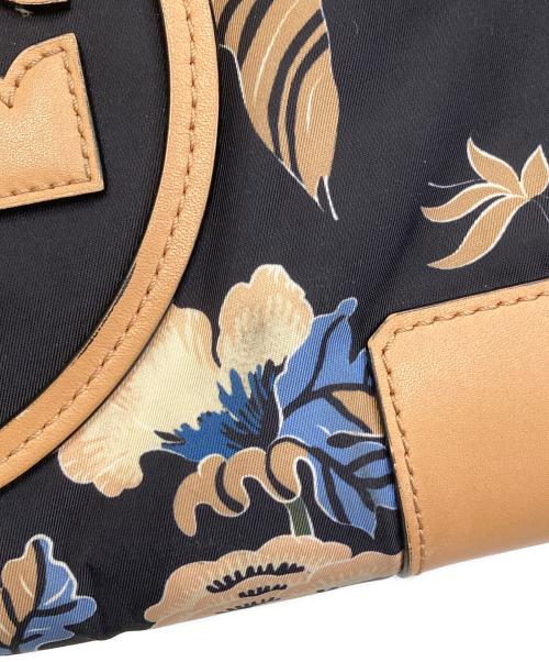 TORY BURCH（トリーバーチ）TORY BURCH (トリーバーチ) ボタニカルナイロントートバッグ ネイビーの古着・服飾アイテム