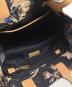 中古・古着 TORY BURCH (トリーバーチ) ボタニカルナイロントートバッグ ネイビー：9000円