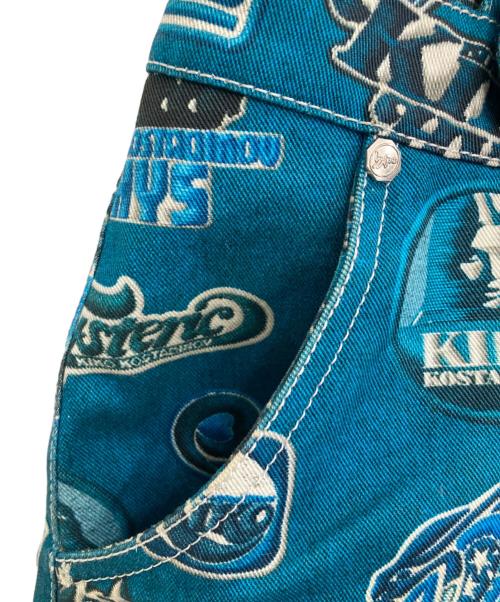 Hysteric Glamour（ヒステリックグラマー）Hysteric Glamour (ヒステリックグラマー) KIKO KOSTADINOV (キコ・コスタディノフ) HG DENIM SKIRT TROUSR パンツ スカイブルー サイズ:Mの古着・服飾アイテム
