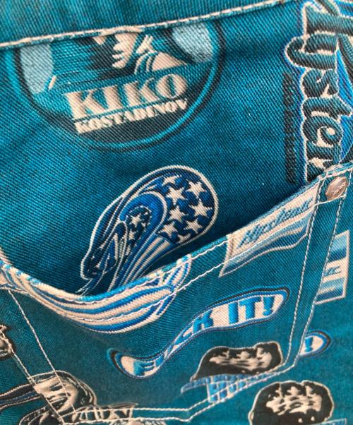 Hysteric Glamour（ヒステリックグラマー）Hysteric Glamour (ヒステリックグラマー) KIKO KOSTADINOV (キコ・コスタディノフ) HG DENIM SKIRT TROUSR パンツ スカイブルー サイズ:Mの古着・服飾アイテム