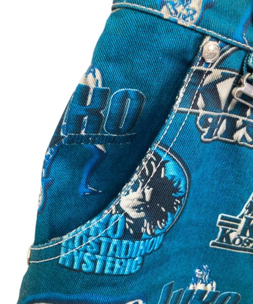 Hysteric Glamour（ヒステリックグラマー）Hysteric Glamour (ヒステリックグラマー) KIKO KOSTADINOV (キコ・コスタディノフ) HG DENIM SKIRT TROUSR パンツ スカイブルー サイズ:Mの古着・服飾アイテム