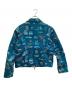 Hysteric Glamour (ヒステリックグラマー) KIKO KOSTADINOV (キコ・コスタディノフ) HG ZIP MOTO JACKET スカイブルー サイズ:M：30000円