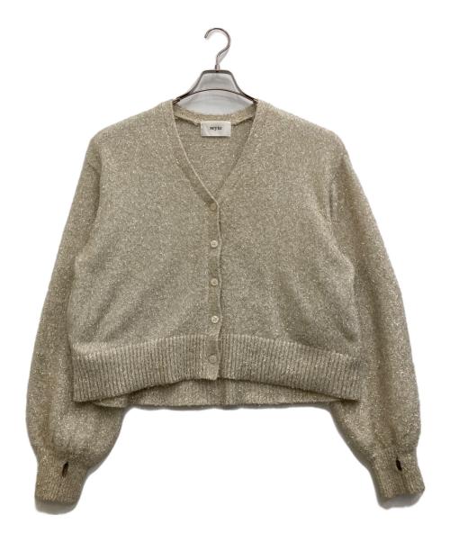seyto（セイト）seyto (セイト) ニットカーディガン ベージュ サイズ:2の古着・服飾アイテム