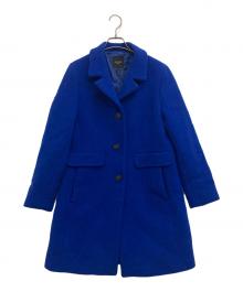 WEEKEND Max Mara（ウィークエンド マックスマーラ）の古着「ウールチェスターコート」｜ブルー