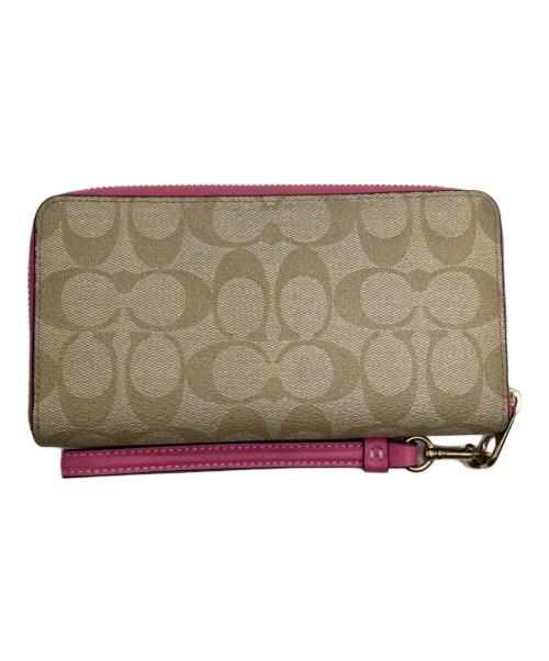 COACH（コーチ）COACH (コーチ) 長財布 ベージュの古着・服飾アイテム