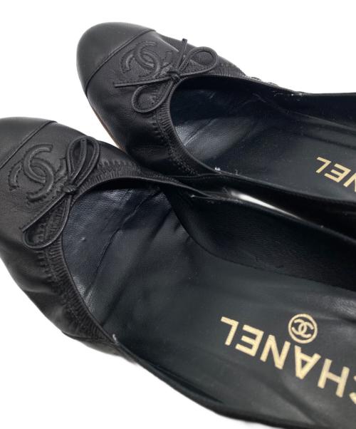 CHANEL（シャネル）CHANEL (シャネル) ココマークハイヒールパンプス ブラック サイズ:36の古着・服飾アイテム