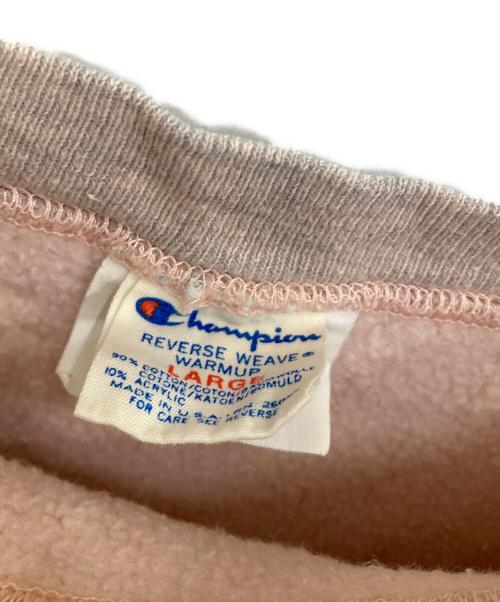 Champion（チャンピオン）Champion (チャンピオン) 80sリバースウィーブスウェット ライトピンク サイズ:Lの古着・服飾アイテム