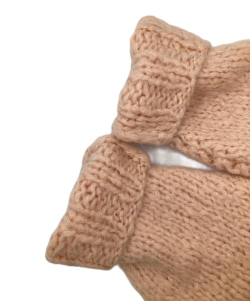 MM6 Maison Margiela（エムエムシックスメゾンマルジェラ）MM6 Maison Margiela (エムエムシックスメゾンマルジェラ) ローゲージニット ピンク サイズ:XSの古着・服飾アイテム
