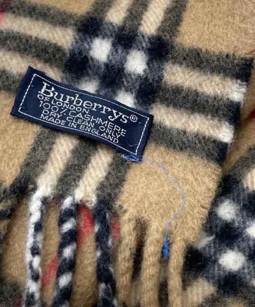 Burberry's（バーバリーズ）Burberry's (バーバリーズ) ノバチェックマフラー ブラウンの古着・服飾アイテム