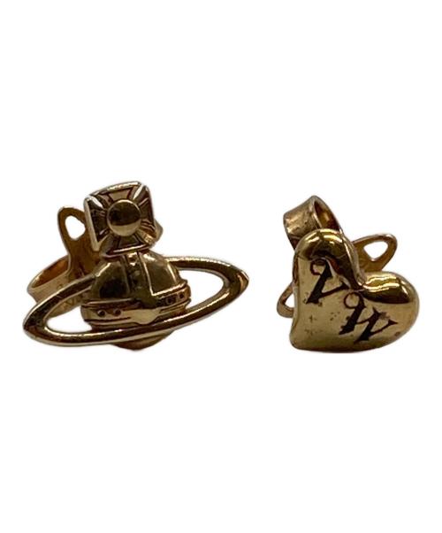 Vivienne Westwood（ヴィヴィアンウエストウッド）Vivienne Westwood (ヴィヴィアンウエストウッド) LEODARIA アシンメトリーピアスの古着・服飾アイテム