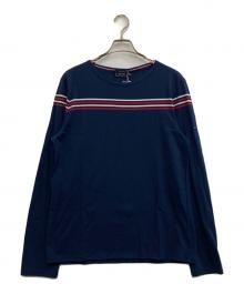 SAINT JAMES×ELYSEE（セントジェームス×エリゼ）の古着「長袖カットソー」｜ネイビー