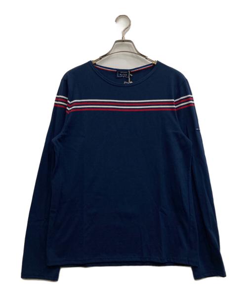 SAINT JAMES（セントジェームス）SAINT JAMES (セントジェームス) ELYSEE (エリゼ) 長袖カットソー ネイビー サイズ:Lの古着・服飾アイテム