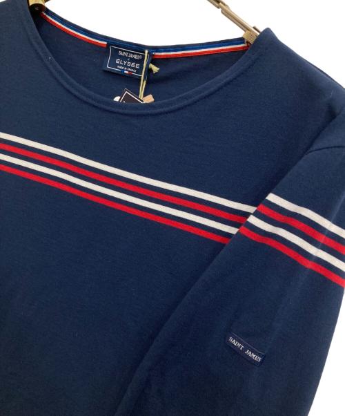SAINT JAMES（セントジェームス）SAINT JAMES (セントジェームス) ELYSEE (エリゼ) 長袖カットソー ネイビー サイズ:Lの古着・服飾アイテム
