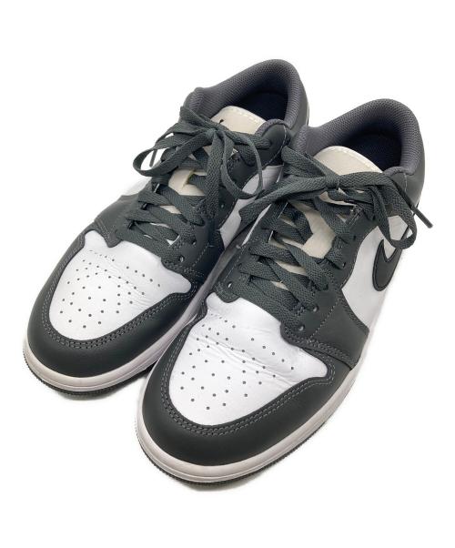 NIKE（ナイキ）NIKE (ナイキ) AIRJORDAN1 LOW ローカットスニーカー グレー サイズ:27の古着・服飾アイテム