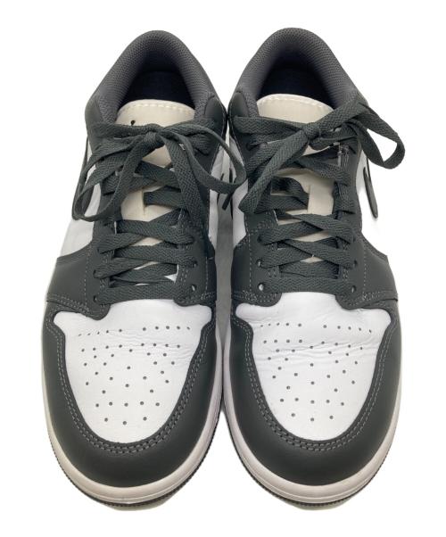 NIKE（ナイキ）NIKE (ナイキ) AIRJORDAN1 LOW ローカットスニーカー グレー サイズ:27の古着・服飾アイテム