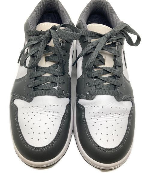 NIKE（ナイキ）NIKE (ナイキ) AIRJORDAN1 LOW ローカットスニーカー グレー サイズ:27の古着・服飾アイテム