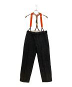 WOOLRICHウールリッチ）の古着「サスペンダー付パンツ」｜グレー