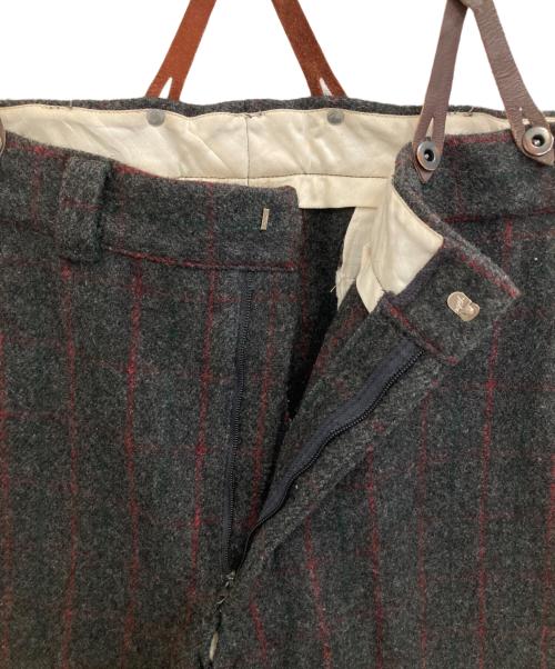 WOOLRICH（ウールリッチ）WOOLRICH (ウールリッチ) サスペンダー付パンツ グレー サイズ:不明の古着・服飾アイテム