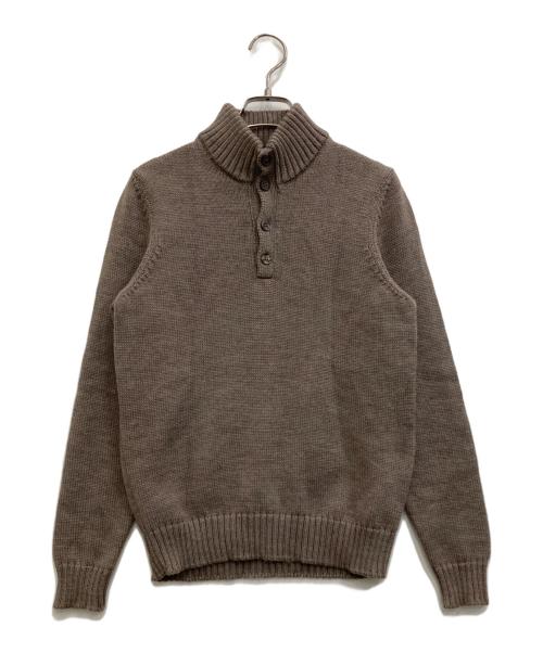 Zanone（ザノーネ）Zanone (ザノーネ) ウールニット ブラウン サイズ:46の古着・服飾アイテム