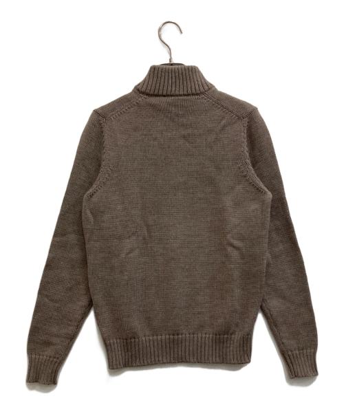 Zanone（ザノーネ）Zanone (ザノーネ) ウールニット ブラウン サイズ:46の古着・服飾アイテム