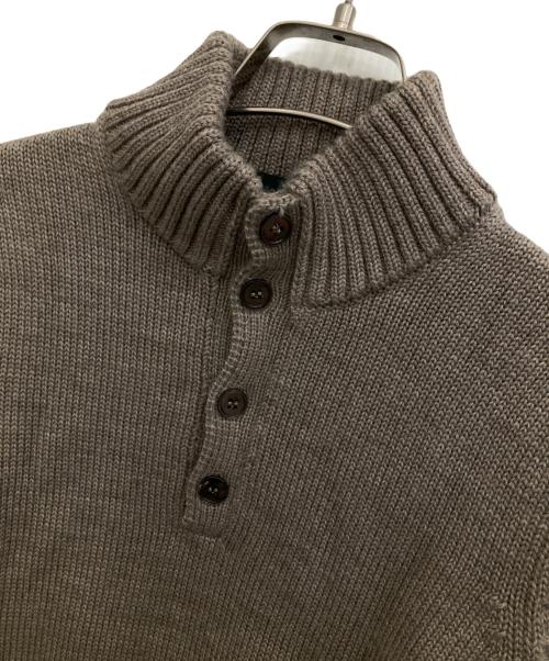Zanone（ザノーネ）Zanone (ザノーネ) ウールニット ブラウン サイズ:46の古着・服飾アイテム