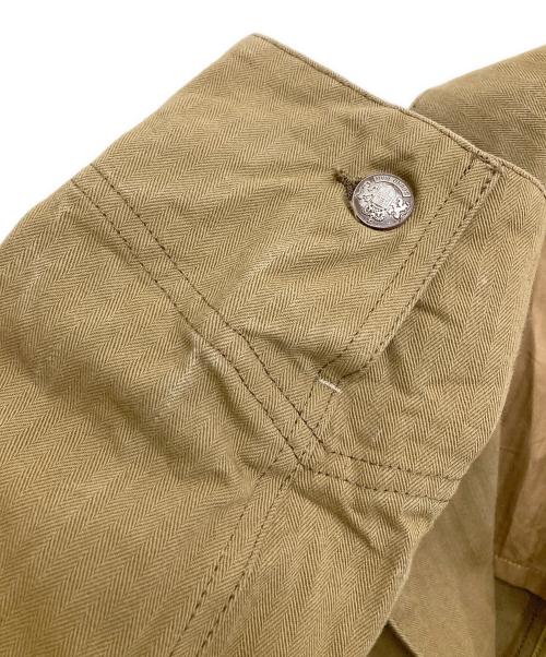 SOUND MAN（サウンドマン）SOUND MAN (サウンドマン) ヘリンボーンテーラードジャケット ブラウン サイズ:40の古着・服飾アイテム