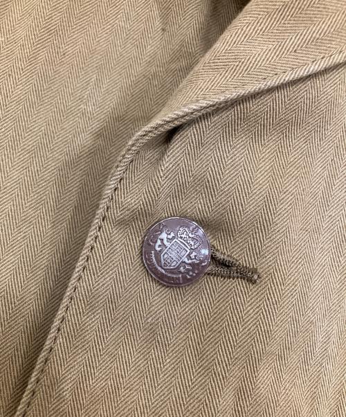 SOUND MAN（サウンドマン）SOUND MAN (サウンドマン) ヘリンボーンテーラードジャケット ブラウン サイズ:40の古着・服飾アイテム