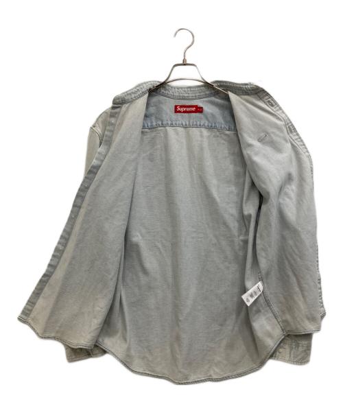 SUPREME（シュプリーム）Supreme (シュプリーム) Small Box Shirt Washed Blue インディゴ サイズ:Mの古着・服飾アイテム