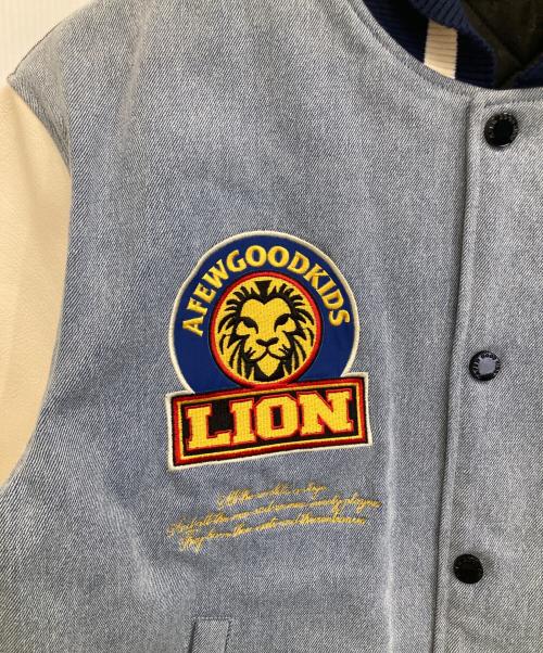 A FEW GOOD KIDS（アフューグッドキッズ）A FEW GOOD KIDS (アフューグッドキッズ) WESTERN VIRSITY DENIM JACKET インディゴ サイズ:XLの古着・服飾アイテム