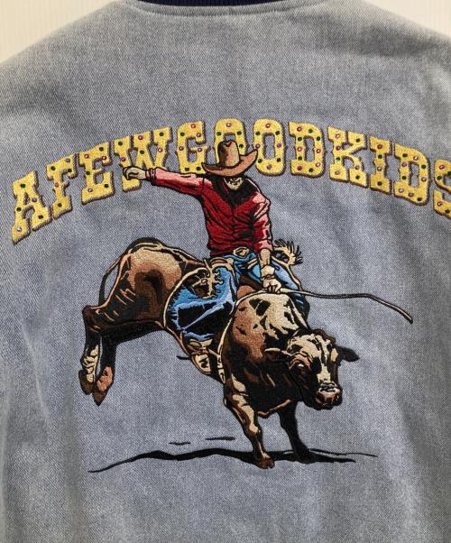 A FEW GOOD KIDS（アフューグッドキッズ）A FEW GOOD KIDS (アフューグッドキッズ) WESTERN VIRSITY DENIM JACKET インディゴ サイズ:XLの古着・服飾アイテム