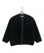 LACOSTEラコステ）の古着「リラックスフィットボアブルゾン」｜ブラック